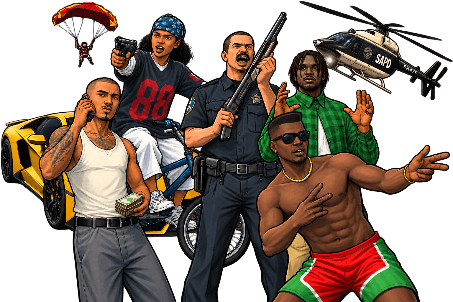 Personajes de GrandLife Roleplay